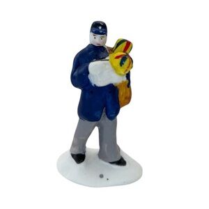 Vintage 90s Lemax Figurine Village Postman Gifts
Presents